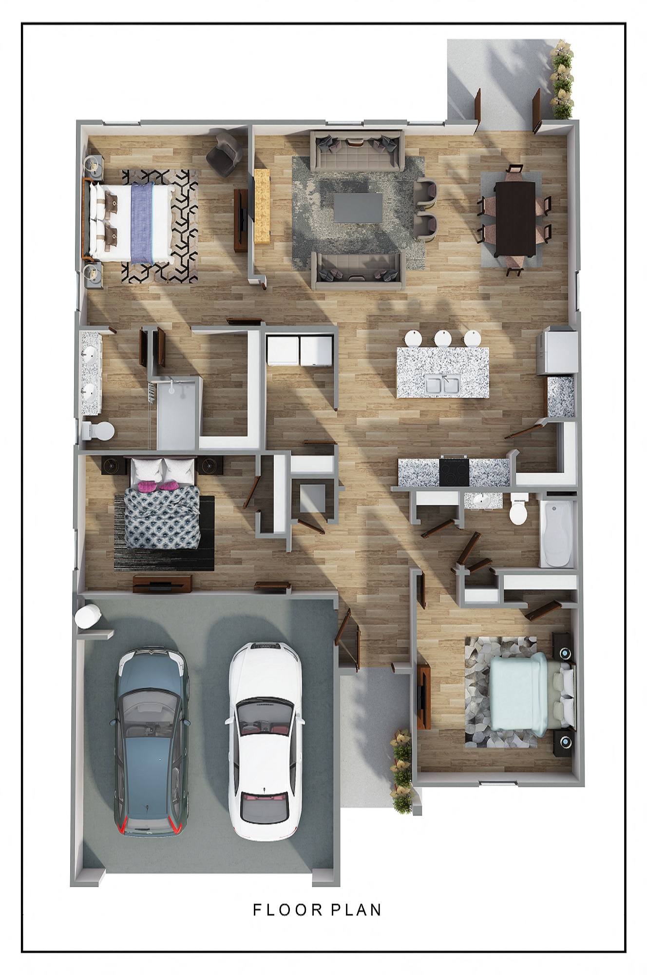 Lismore 3D FloorPlan at Rock Ridge, Pensacola, FL